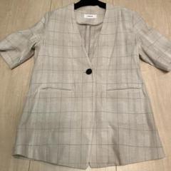 美品 MACHATTチェックジャケット