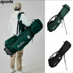 Malbon golf マルボンゴルフ キャディバッグ キャンバス 男女兼用