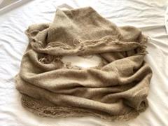 ナンバーナイン09AW ダメージ ストール マフラー モヘア
