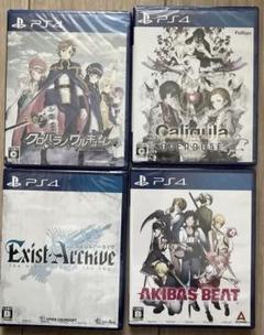 PS4 新品　4本　AKIBA’S BEAT クロバラノワルキューレ　Calig