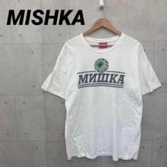 MISHKA ミシカ Tシャツ プリント メンズ 白 L