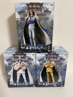 ワンピース DX海軍フィギュア4種&DXフィギュア Dの称号4種 計8個