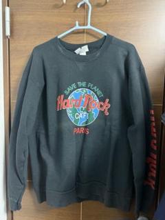希少ハードロックカフェ PARIS 刺繍 ヴィンテージ トレーナー HARD ROCK CAFE (ハードロックカフェ) スウェット トレーナー
