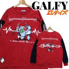 GALFY ガルフィー サイバー犬 スリーブファイヤー ロングTシャツ XL