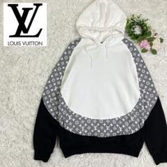 【美品】LOUIS VUITTONヴィトン　20ssモノグラム総柄　パーカー　L 美品】LOUIS VUITTONヴィトン 20ssモノグラム総柄 パーカー L