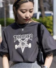 THRASHER グレー Tシャツ