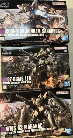 新品】ガンプラ HG サンドロック、リーオー、マグアナックの2点