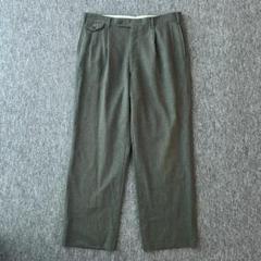 70s 80s Japan Vintage ウールパンツ　フレアスラックス dd9ff7d76bee7bc8fb1a66a6dd4051
