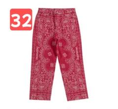 Supreme Bandana Jacquard Baggy Jean 32 - メルカリ