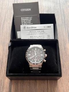 新品未使用】CITIZEN シチズン 電波ソーラー 腕時計 E660 黒猫