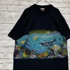 USA製90sヴィンテージTシャツ！シングルステッチ　ブラック半袖古着XL 22