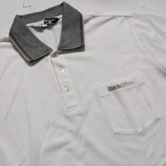 【美品】ブラックアンドホワイト ポロシャツ メンズ L