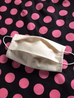 SALE‼️ 少し厚手 生成り シンプルマスクカバー