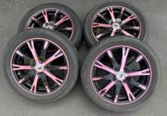 最終値下シュバートSC4M限定カラー15インチ ブラック ピンク ホイールセット 最終値下シュバートSC4M限定カラー15インチ ブラック ピンク