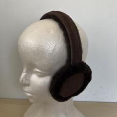 ★R9 アグ イヤーマフラー 耳あて ロゴ 冬物 アクセサリー ブラウン ☆R9 アグ イヤーマフラー 耳あて ロゴ 冬物 アクセサリー