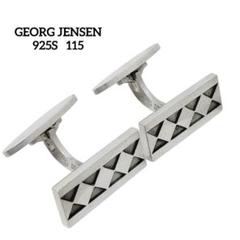 GEORG JENSEN 925S カフリンクス 115 チェック