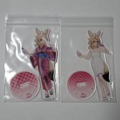 ホロライブ 尾丸ポルカ 極楽湯 アクリルスタンド 浴衣 風呂