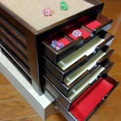豊岡クラフト 森林楽 　素敵な机上 文具ケース(5段) 　木製小物入れ (美品)