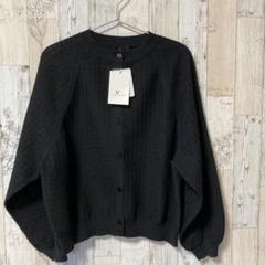 L'EQUIPE 黒 カーディガン サイズ38☆新品　春