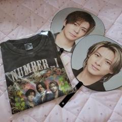 NUMBER 1 Tシャツと平野紫耀岸優太うちわ2枚セット NUMBER 1 Tシャツと平野紫耀岸優太うちわ2枚セット - メルカリ