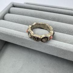 ヴィンテージ】CHANEL リングココマークストーン12-P