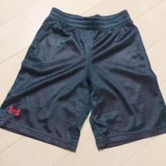 UNDER ARMOUR ジャージショーツ 5号 黒/赤