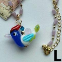 カモペンダント☆アヒルペンダント☆鳥ペンダント☆オシドリペンダント☆ハンドメイド