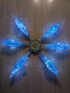 月*歌様 東方project チルノ　コスプレ　羽根？クリスタル？氷の結晶？光る 東方project チルノコスプレ羽根？クリスタル？氷の結晶？光る！即納