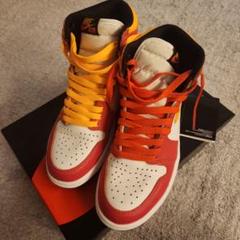 Nike Air Jordan 1 フィージョンレッド 赤 白 黄 7 25 Nike Air Jordan 1 フィージョンレッド 赤 白 黄 7 25