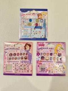✴︎ディズニープリンセス キッズネイルシール 3セット✴︎