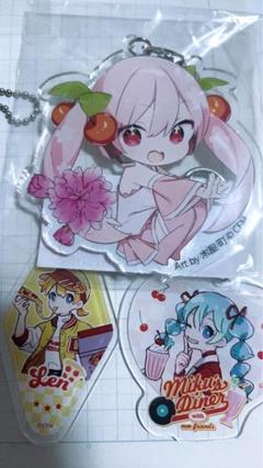 ボカロ 初音ミク 桜ミク アクリルキーホルダー 弘前さくらまつり限定 新品未開封 キャラアニは「弘前さくらまつり」公式応援キャラクター「桜ミク
