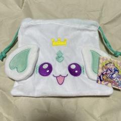 激レア ふたりはプリキュア　Max Heart ポルン　巾着　ポーチ　平成レトロ 新品未使用 ふたりはプリキュアMax Heart ふわふわ巾着 ポルン