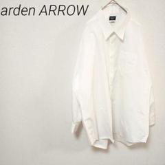 arden ARROW ホワイト 長袖シャツ　F 日清紡ナノテク素材　ビジネス