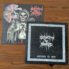 EXTINCTION OF MANKIND LP2枚 crust d-beat