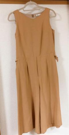 オールインワン サロペット キャメル ノースリーブ プラージュ Plage