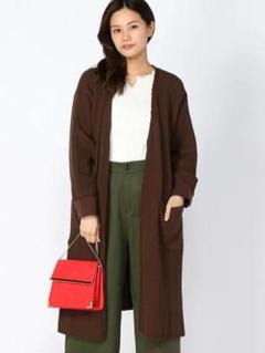 ‼️即日発送‼️美品 JEANASISジーナシス ロングカーディガン 茶 ブラウン