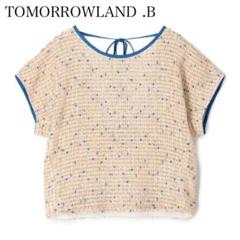 24AW TOMORROWLAND .B LINTON キャップスリーブブラウス