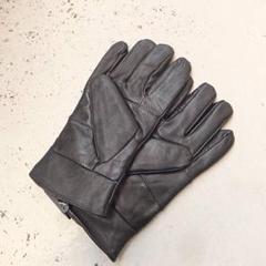 ◎裏地付き ラムレザーグローブ ブラック 未使用 M