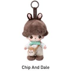 DIMOO WORLD × DISNEY ぬいぐるみキーチェーン チップとデール DIMOO WORLD×DISNEY ぬいぐるみキーチェーン チップ デール