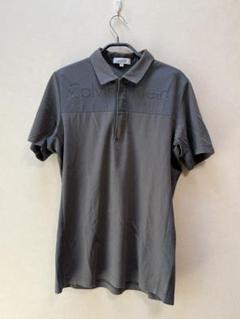 Calvin Klein グレー ポロシャツ ジッパー付き