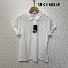 ☯️新品/速乾☯️ナイキゴルフ☯️レディース☯️半袖ゴルフウェア☯️白☯️L