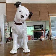 魅力的な価格 Victor】 ビクター犬 ニッパー犬 陶器製置物 昭和