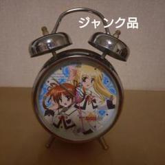 売れました。魔法少女リリカルなのはの掛け時計 メタリックなデザインで個性的！『魔法少女リリカルなのは』から
