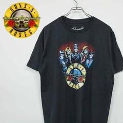 【古着】ガンズアンドローゼズ バンド ビッグロゴ 希少 Tシャツ L