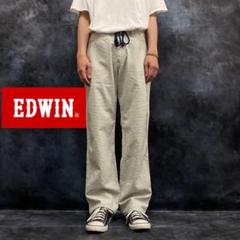EDWIN/ストライプ イージーパンツ ワイドパンツ 古着