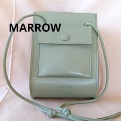 MARROW/マロー　ストリングポーチ ショルダー パステルグリーン　型崩れ無し
