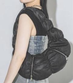 JEANASIS ZIPギャザームーンBAG
