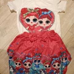 LOLサプライズ Tシャツ＆スカート セット　130㎝