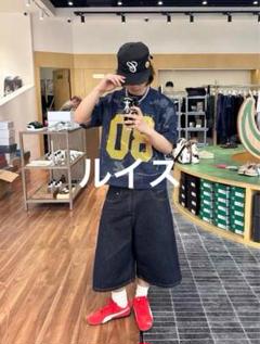 ディズニープリンセスのベビーグッズも大集合 Ins galeハーフデニムパンツ 円堂守 インディゴ 7分丈 ジョーツ パンツ