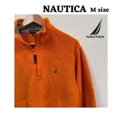 NAUTICA ノーティカ Ｍ フリース ハーフジップ オレンジのサムネイル